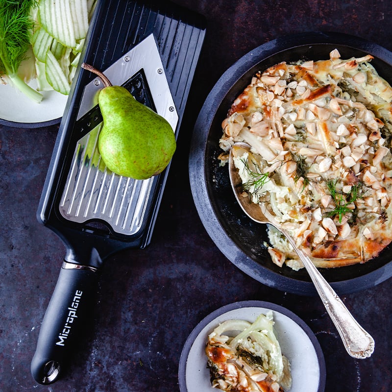 Microplane - mandolinjern V-skær og julienne