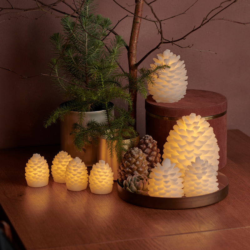 Sirius - Clara LED koglelys 2 stk. 10 cm hvid