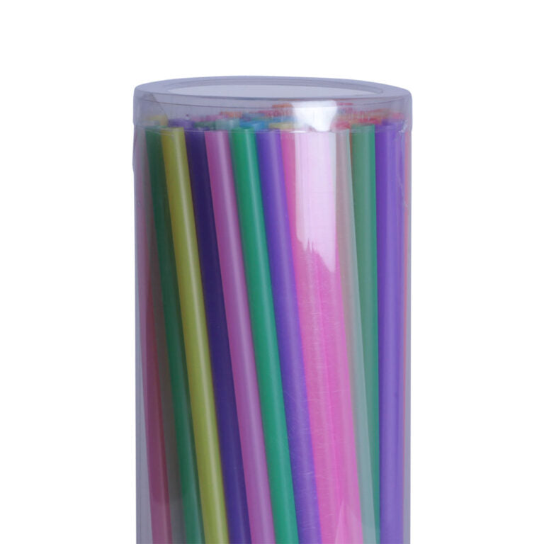 Sugrör 80 st. återanvändbar - röv. sommarfärger