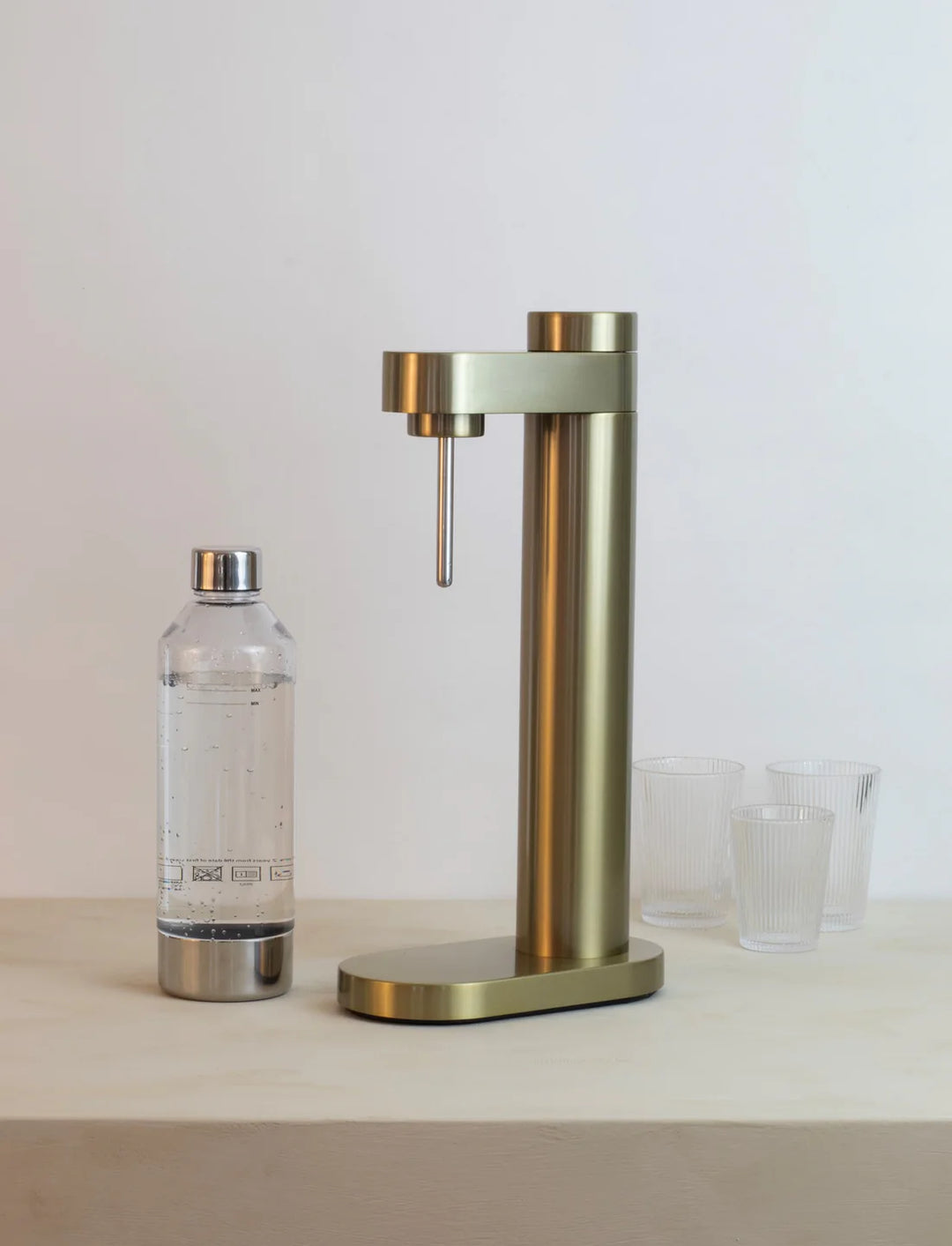 Stelton - Sodavandsmaskine BRUS Brushed brass