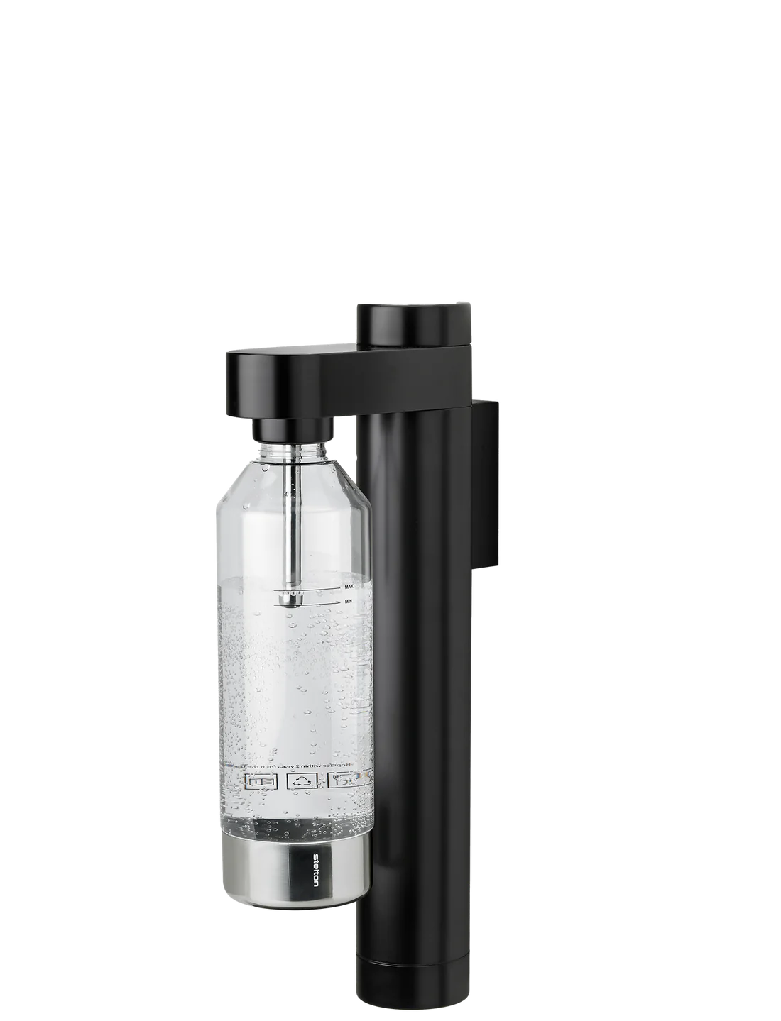 Stelton - Sodavandsmaskine BRUS væghængt Black