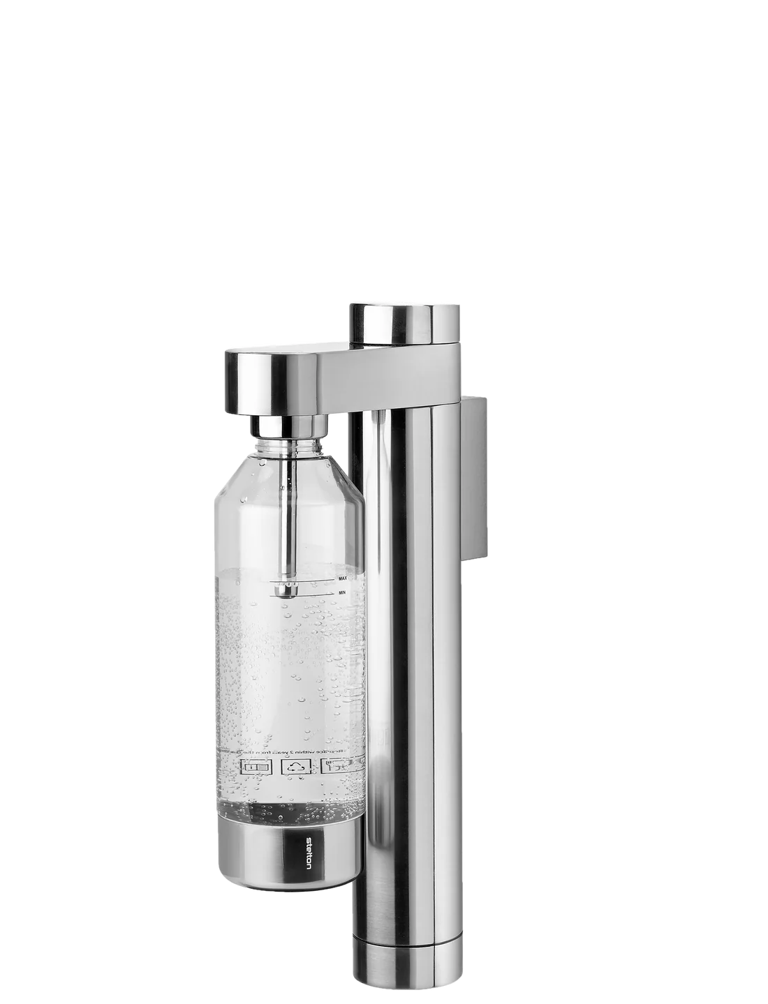 Stelton - Sodavandsmaskine BRUS væghængt Steel