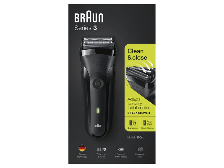 Braun - Shaver 300S sort