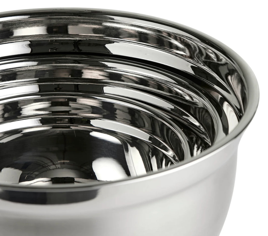 Skålset 3 delar. rostfritt stål med halkfri botten