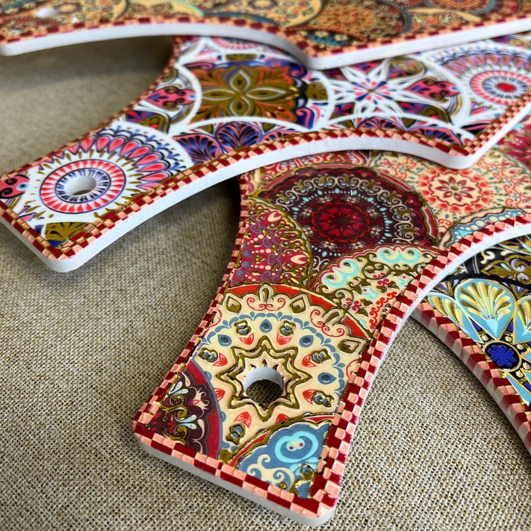 Serveringsbræt 1 stk. i keramik - ass. motiver