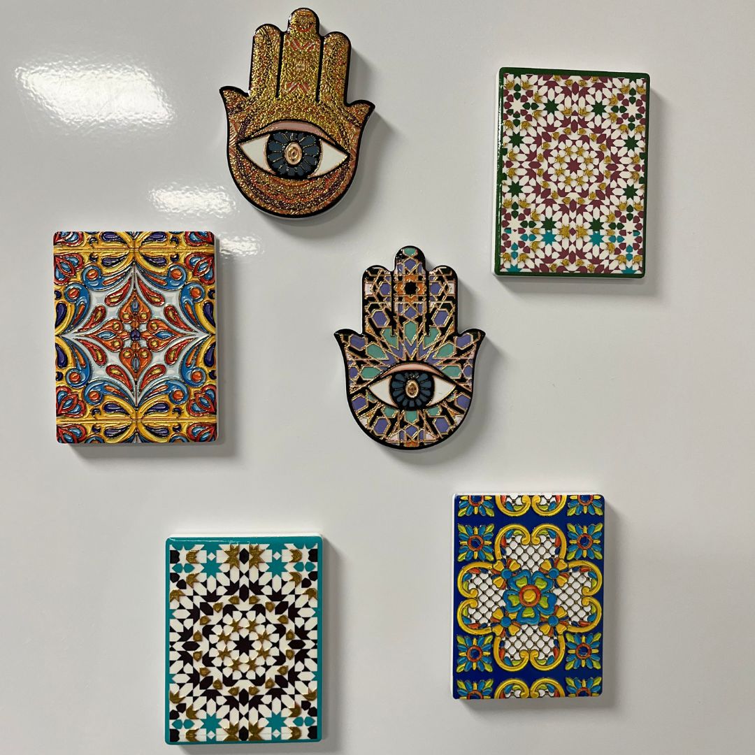 Køleskabsmagnet 1 stk. - 6 ass. motiver