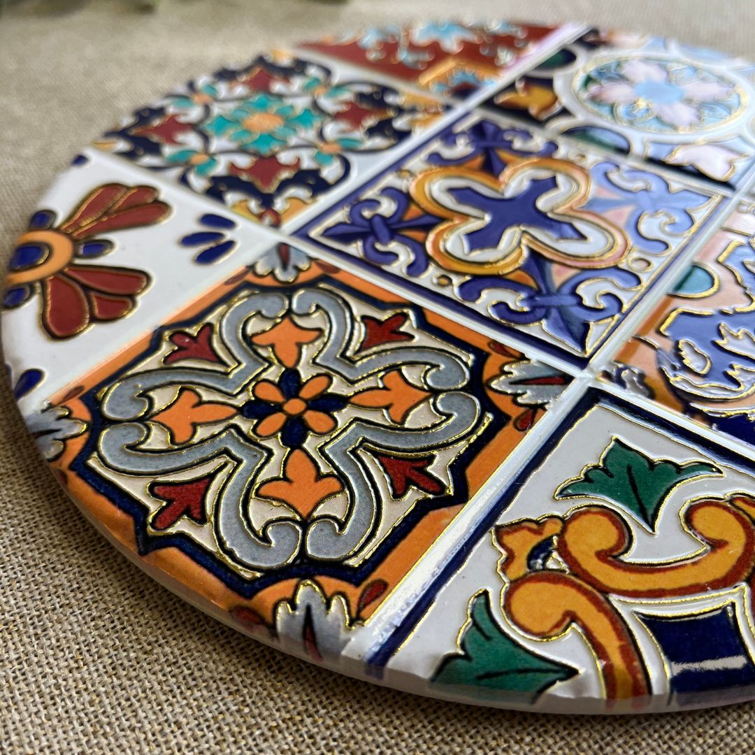 Bordskåner keramik Ø20 cm 4 ass.