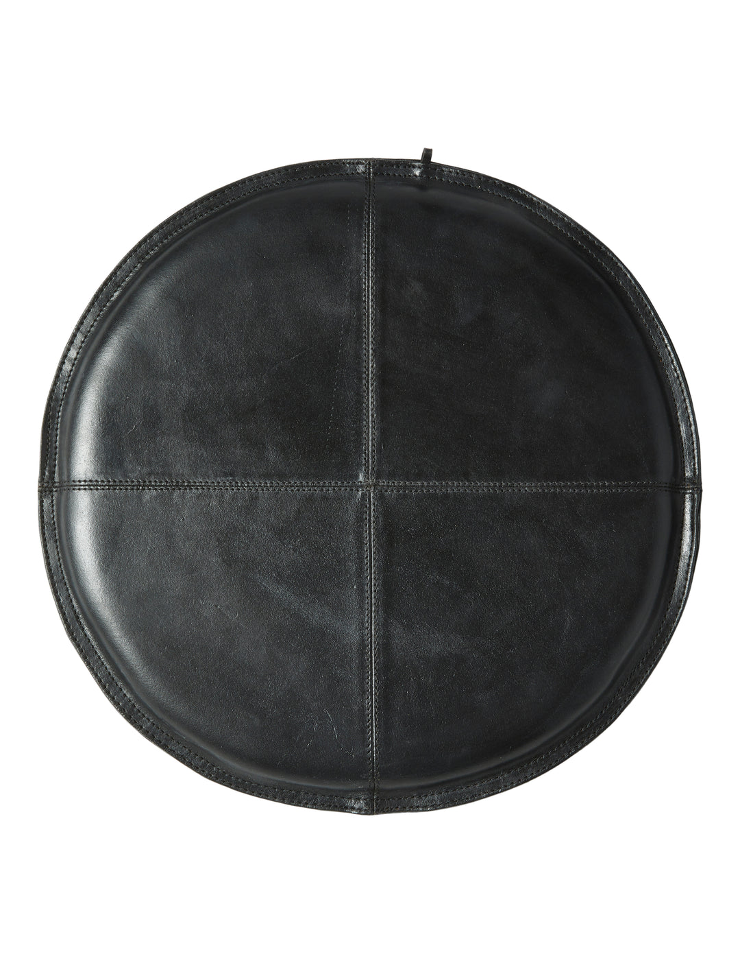 Sædehynde Ø38 bøffel læder sort