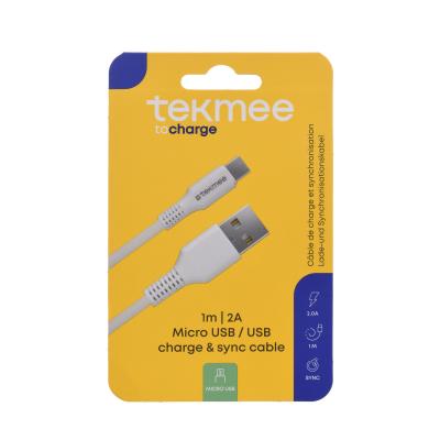 Tekmee - USB til micro-USB kabel 1 m