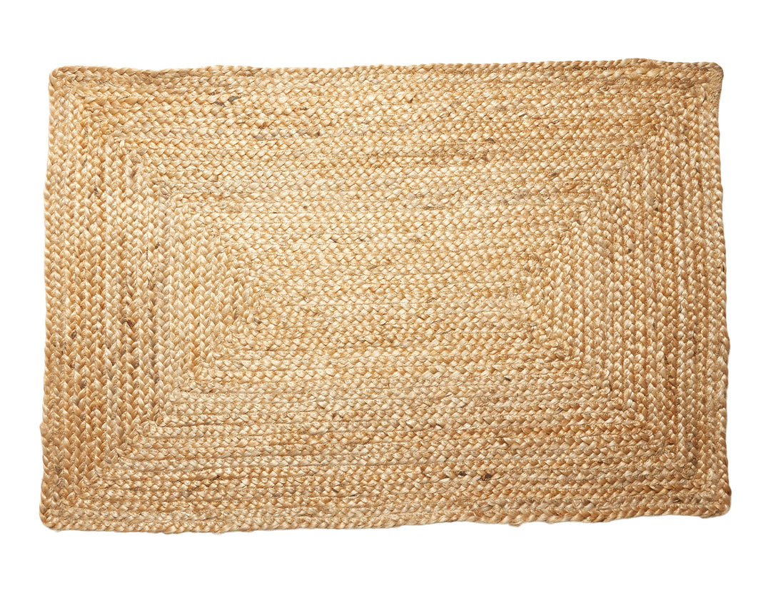 Dørmåtte - 50x70 cm flet jute natur