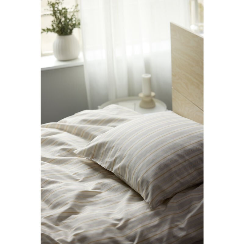 Södahl - Sengetøj 140x200 Flow Cloud grey