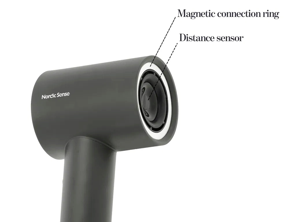 Nordic Sense - AI-hårtørrer 1600 W grå