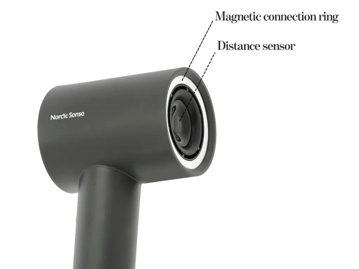Nordic Sense - AI-hårtørrer 1600 W grå