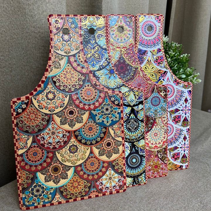 Serveringsbræt 1 stk. i keramik - ass. motiver