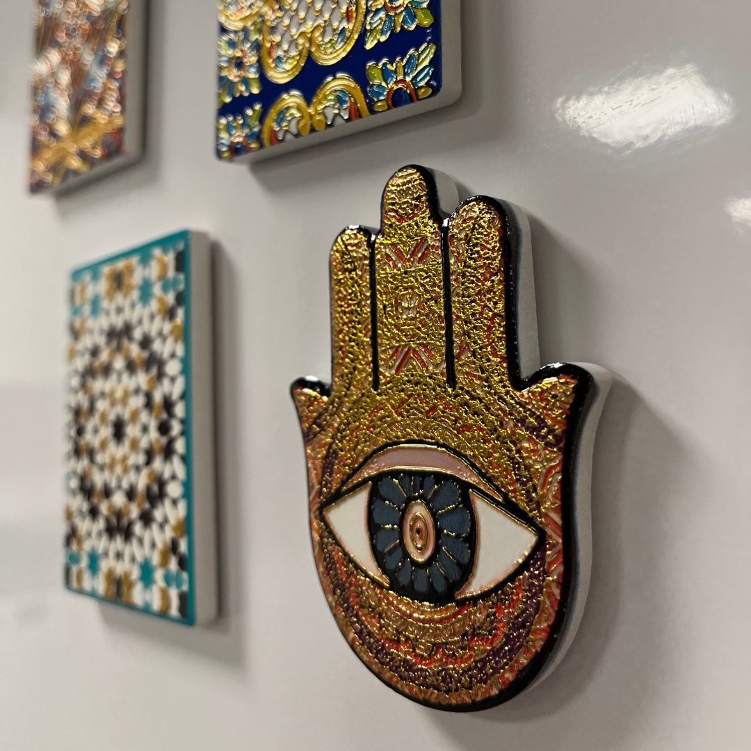 Køleskabsmagnet 1 stk. - 6 ass. motiver