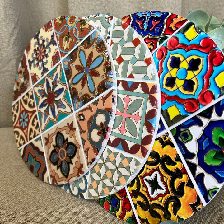 Bordskåner keramik Ø20 cm 4 ass.