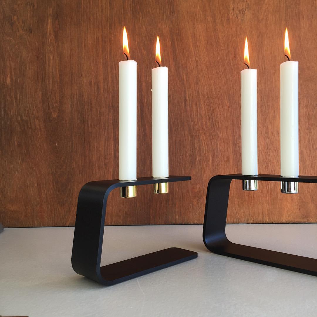 Sein - Vinkel lysestage 2  Krom