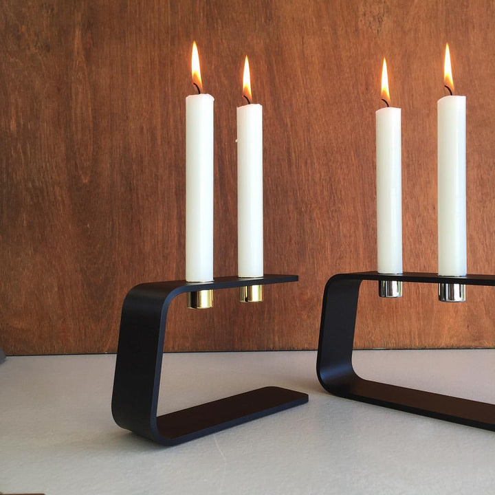 Sein - Vinkel lysestage 2  Krom