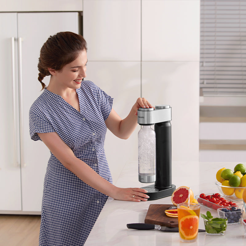 Philips - GoZero sodavandsmaskine inkl. kulsyrepatron