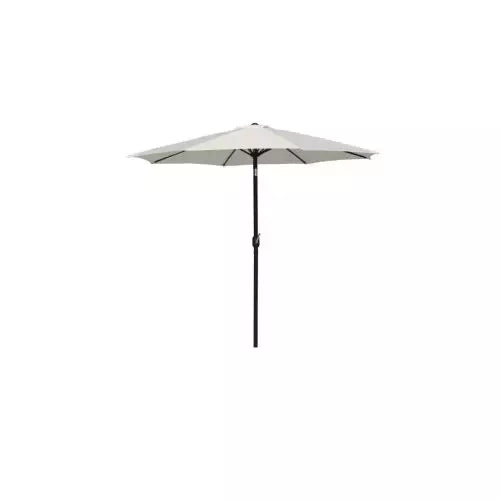 Hoffmann - Sevilla parasol alu Ø 3 m med tilt og hejs natur (nr. 51)