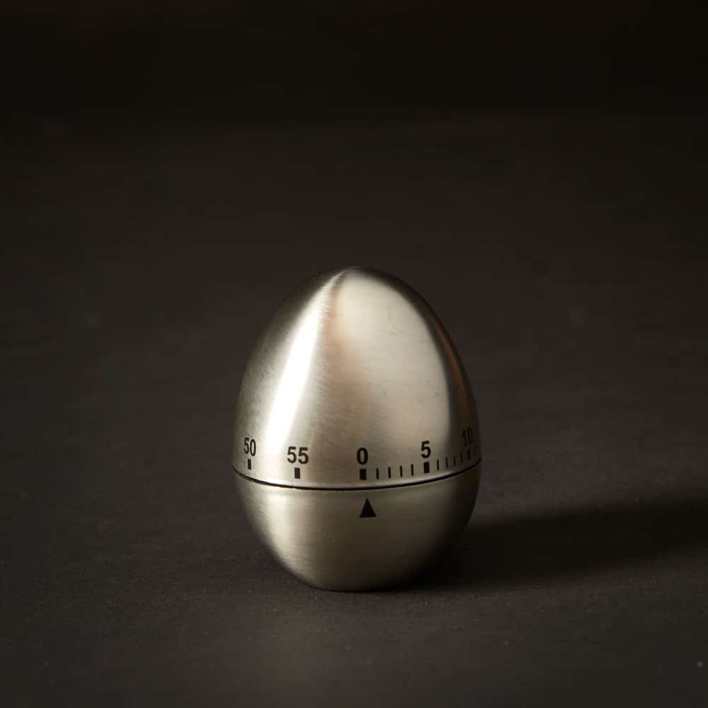 Æggeur Ø6x7,6 cm rustfrit stål