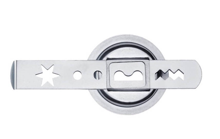 Bakplåtset i rostfritt stål för köttkvarn