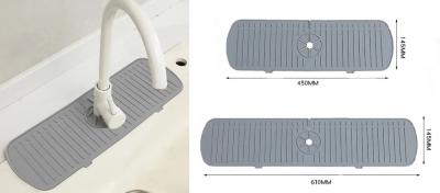 Silikonemåtte "SPLASH GUARD" til rundt om køkkenarmatur 45x14,5x0,5 cm