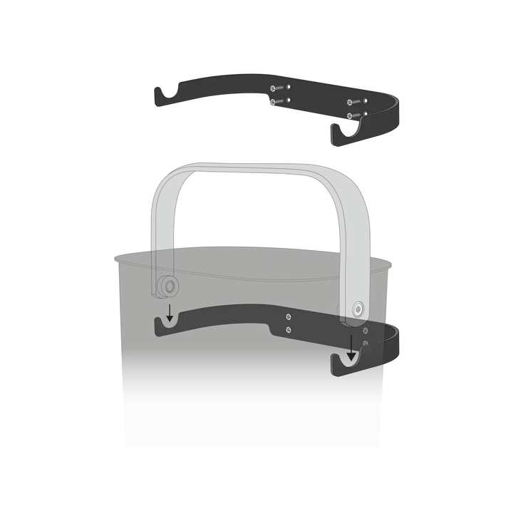 Eva Solo - Vægbeslag til affaldssorteringsspand til 16 L + 33 L Reflect