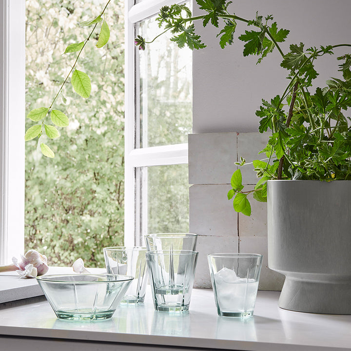 Rosendahl - Grand Cru Recycled Glasskål Ø15 cm klar grøn 2 stk.