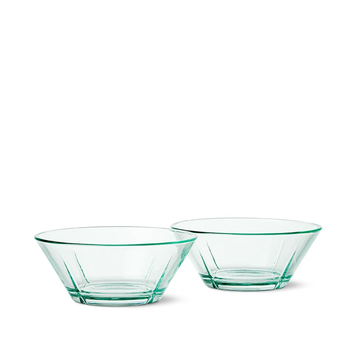 Rosendahl - Grand Cru Recycled Glasskål Ø15 cm klar grøn 2 stk.