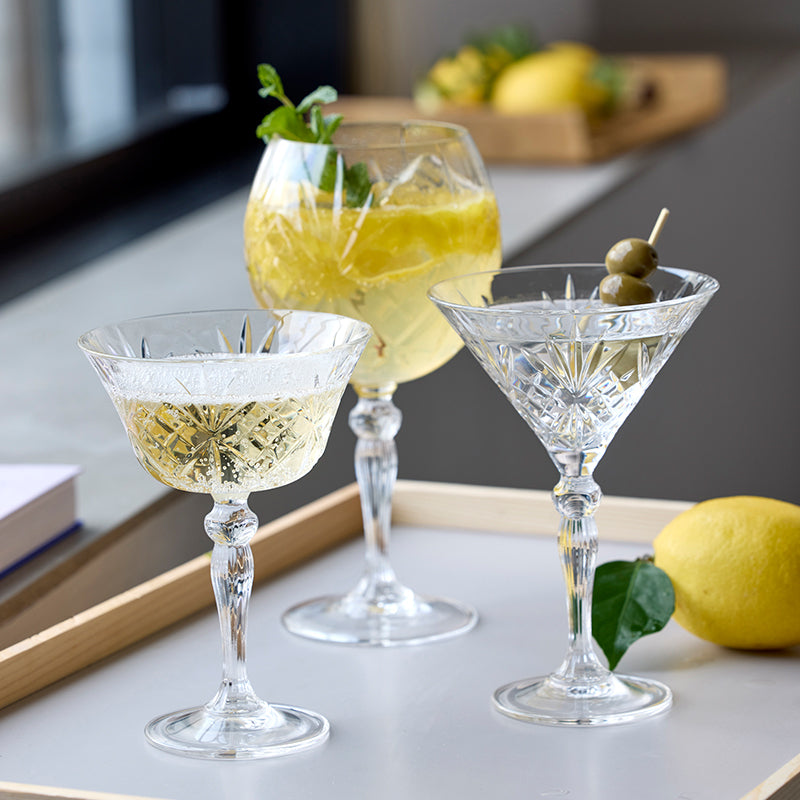 Lyngby Glas - Melodia Champagneskål 26 cl 4 st.