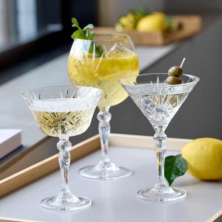 Lyngby Glas - Melodia Champagneskål 26 cl 4 st.