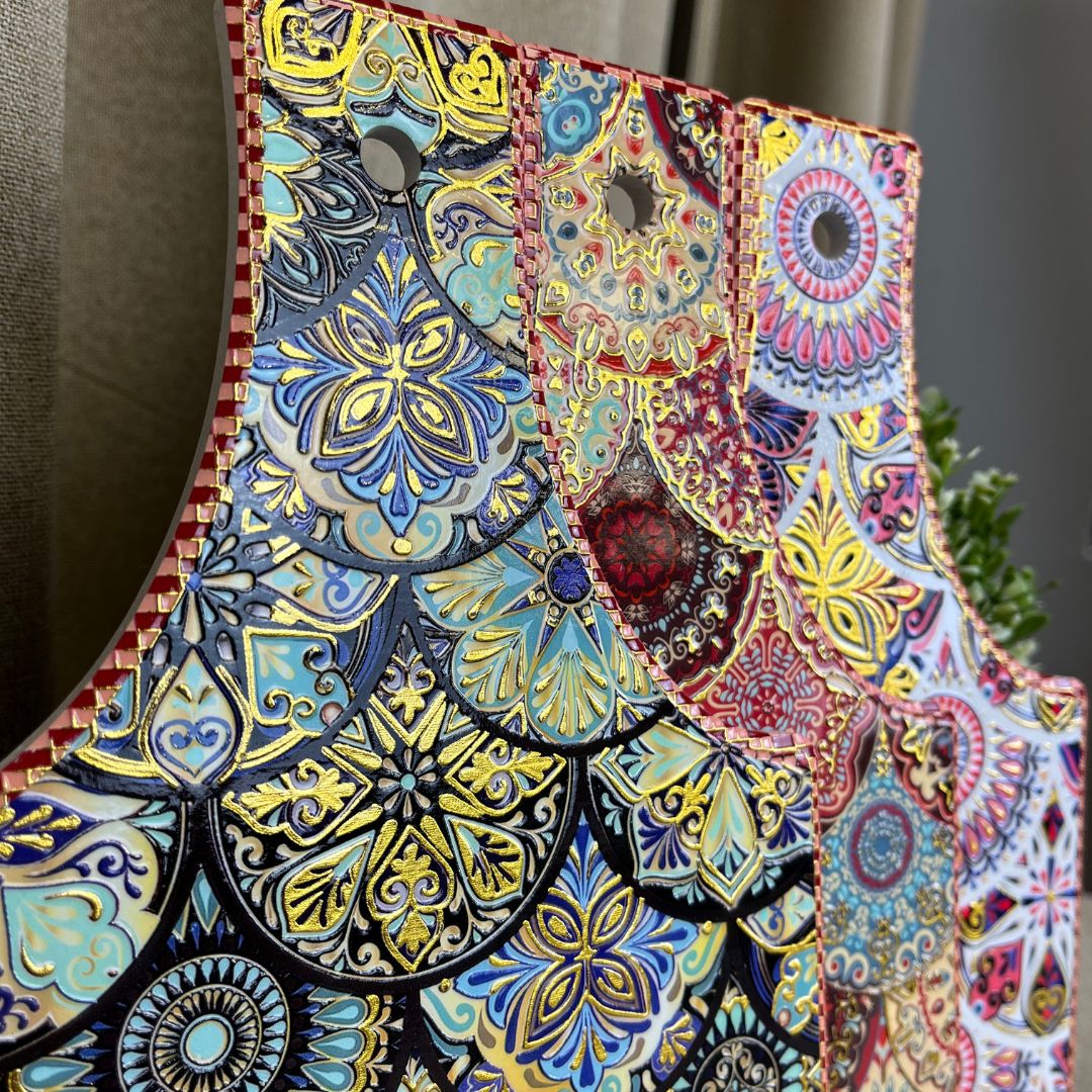 Serveringsbræt 1 stk. i keramik - ass. motiver