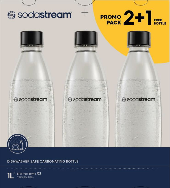 Sodastream - Flasker 1 L - 3 stk.
