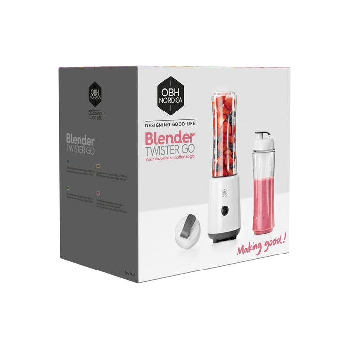 OBH Nordica - smoothie blender Twister Go hvid
