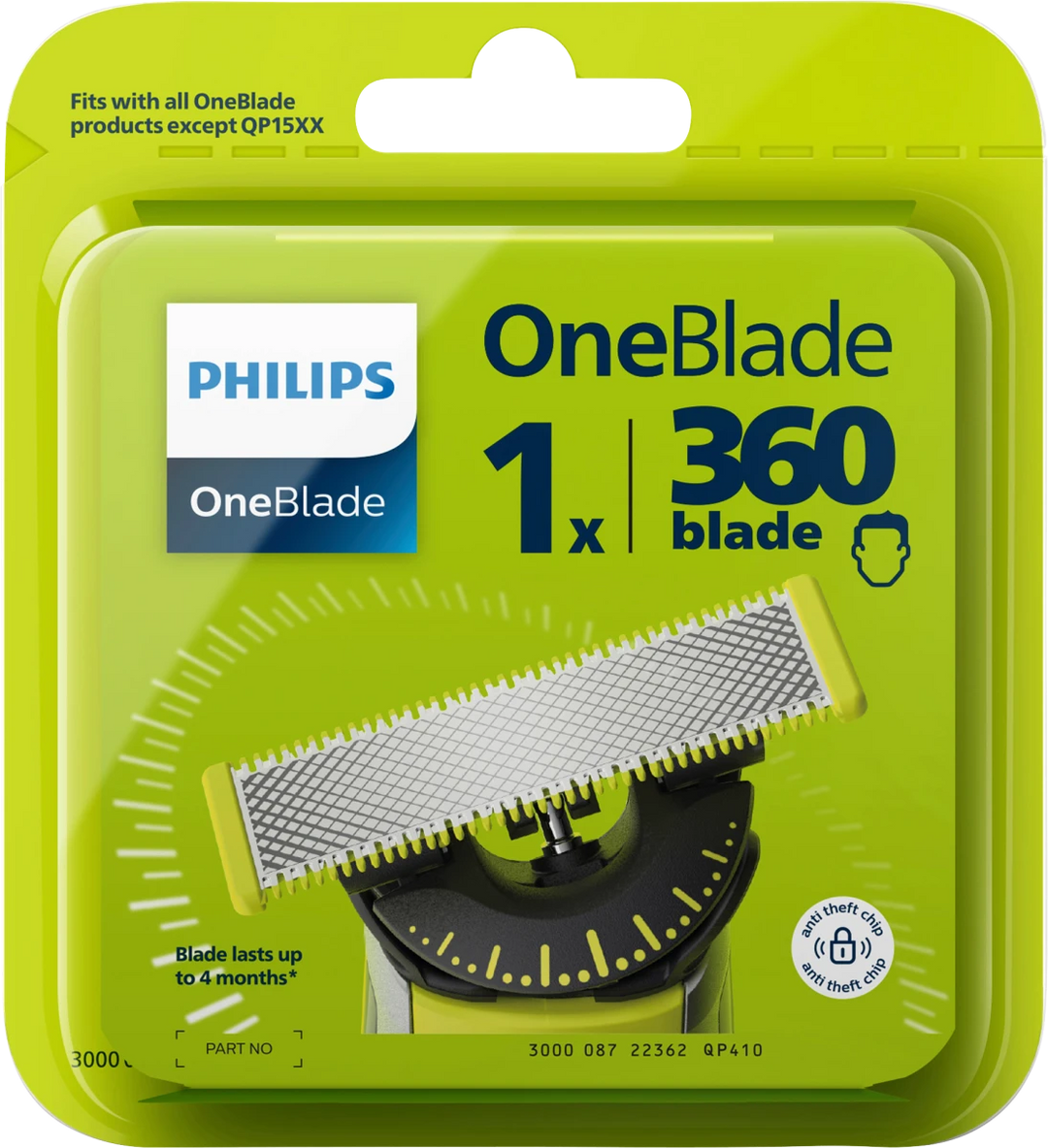 Philips - OneBlade 360 blad 1 stk. pk.