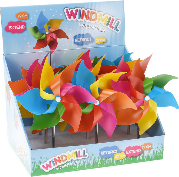 Vindmølle med teleskop i farver 72 cm
