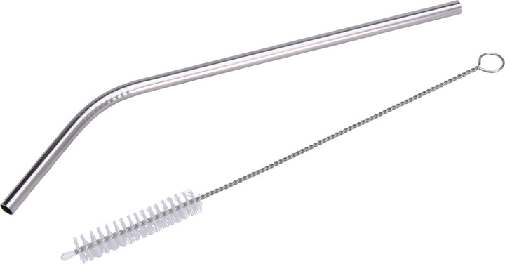 Metallsugrörset - 4 delar med rengöringsborste