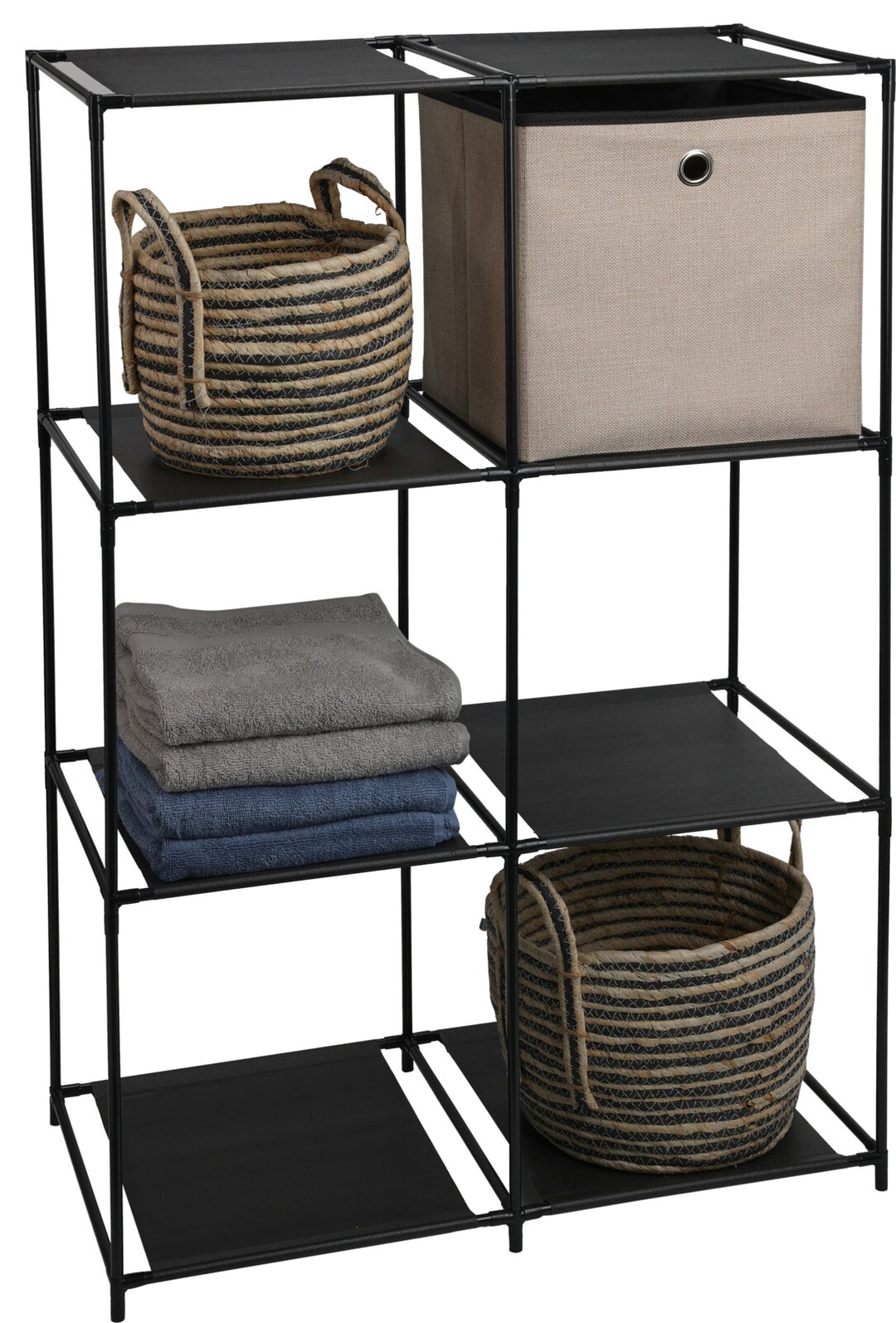 Reol med 6 hylder 59,5 x 30 x 88 cm