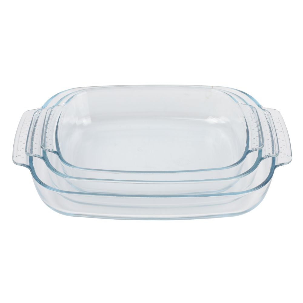 Conzept - Ovnfast glasfad sæt 3 stk.