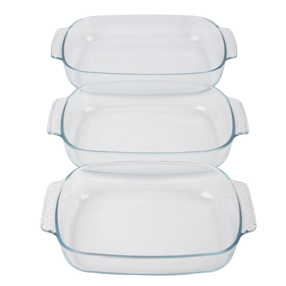 Conzept - Ovnfast glasfad sæt 3 stk.