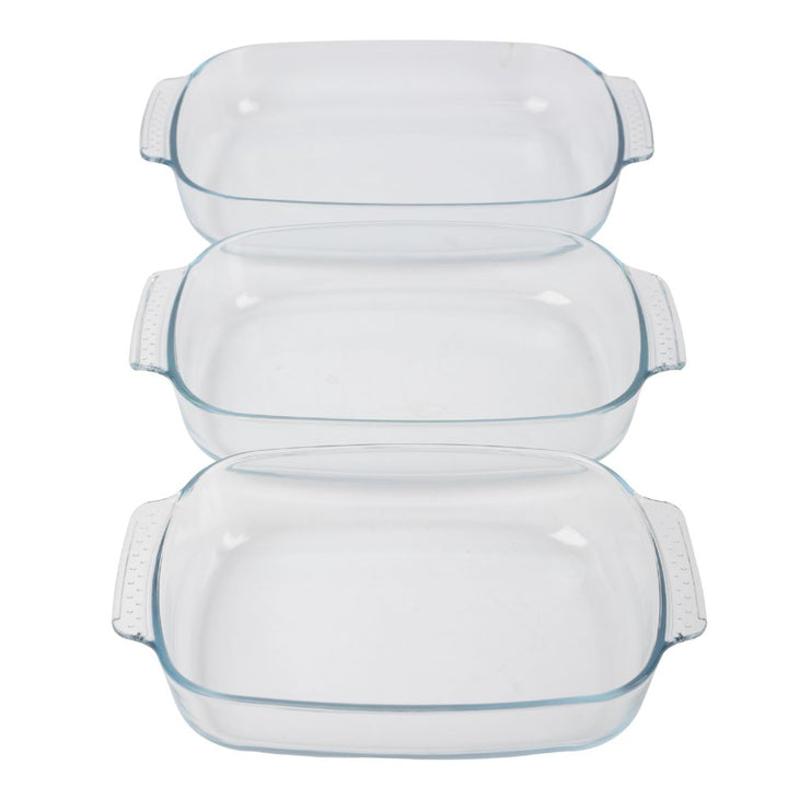 Conzept - Ovnfast glasfad sæt 3 stk.