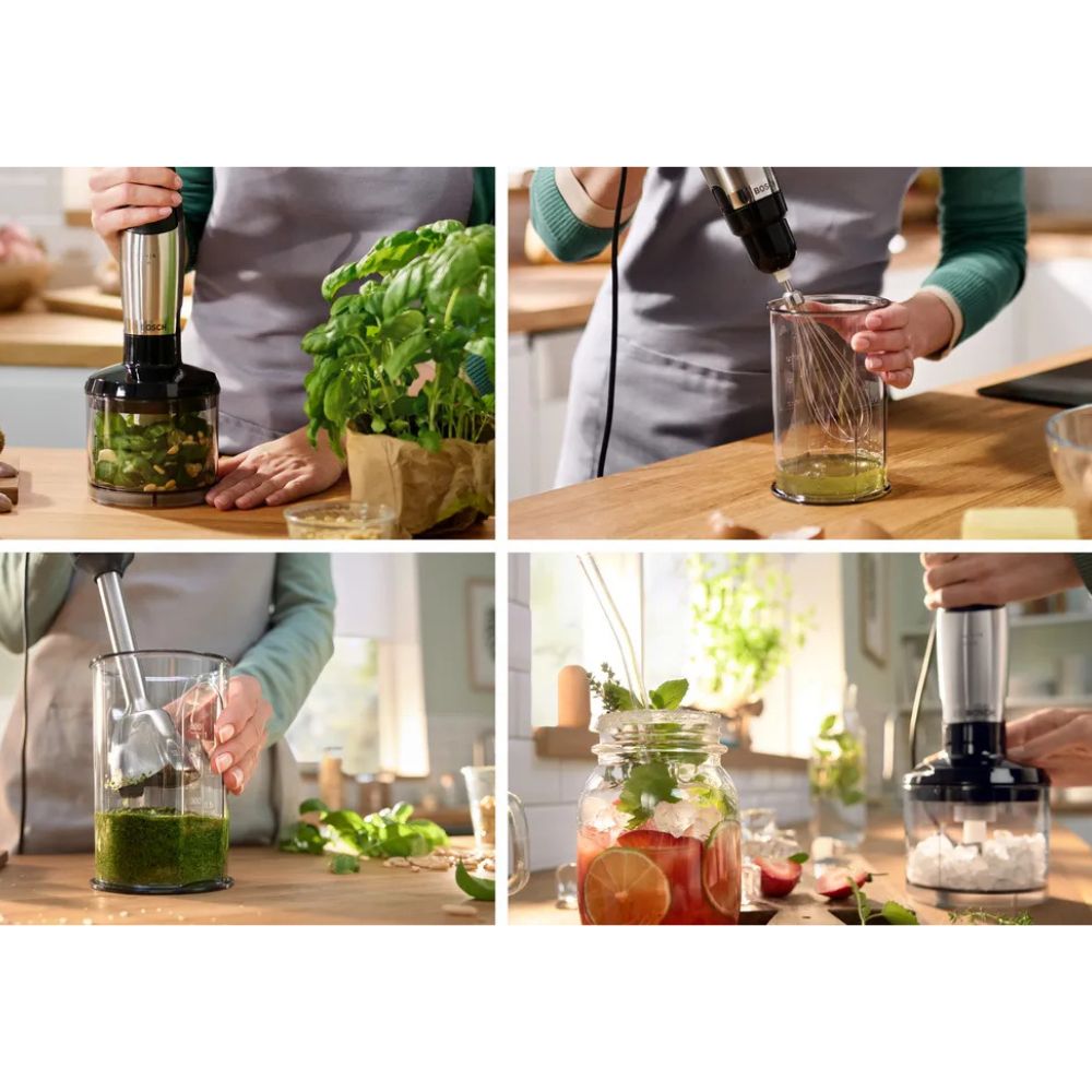 Bosch - Stavblender 1000 W med minihakker og piskeris