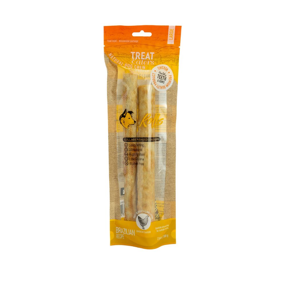 Treateaters - Large Roll Chicken 2 stk. 180g