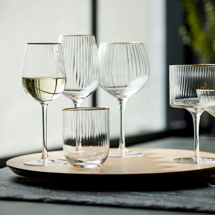 Lyngby glas - Palermo Gin & tonic glas Guld 65 cl 4 st