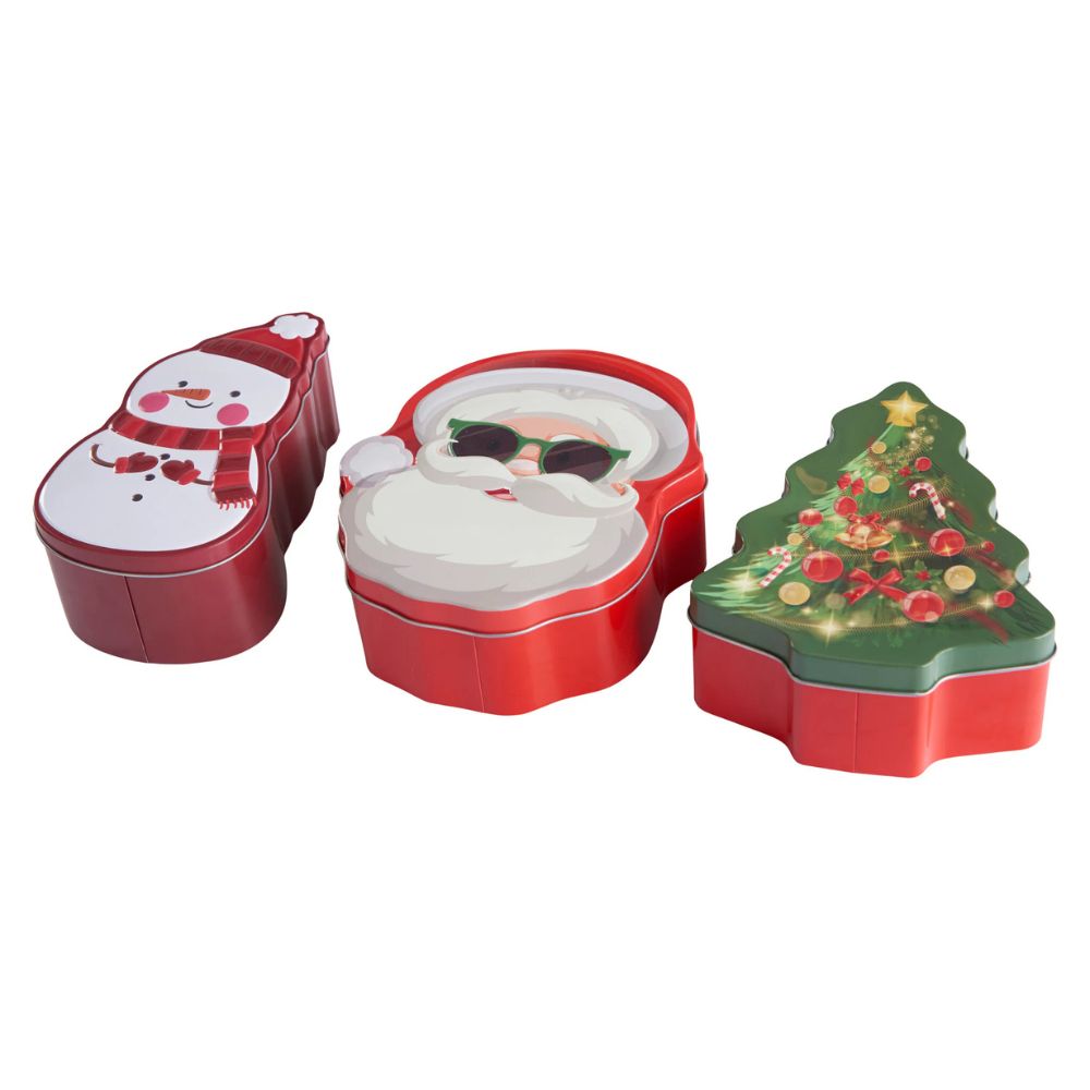 Kagedåse 1 stk. med julemotiv assorteret