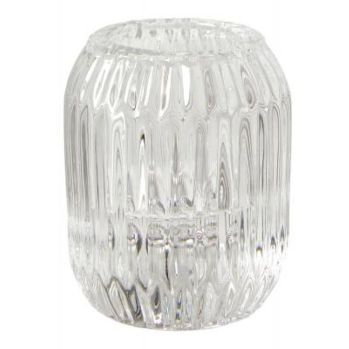 Lysestage i glas Ø5x6,1 cm