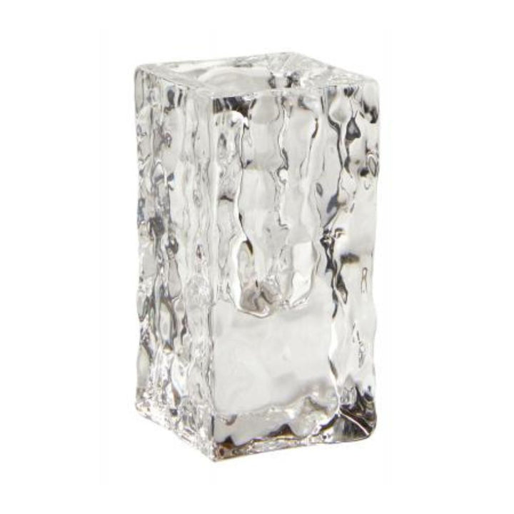 Lysestage glas 7,8 cm