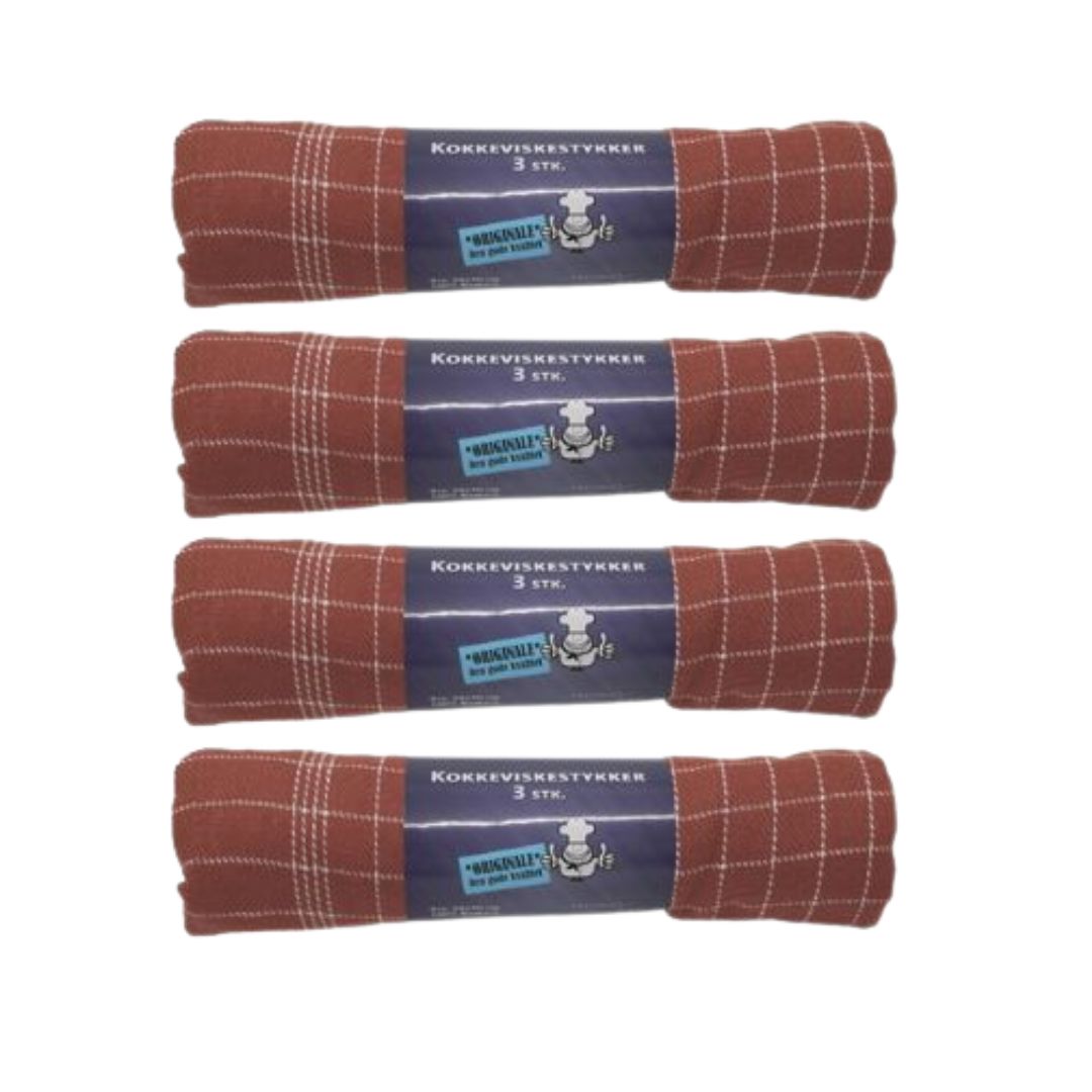 Haahr & Co - Kockens vispar 12-pack - Bränd röd