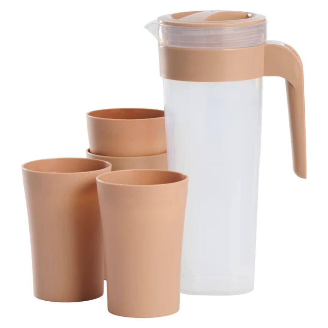 Day - Kande 1,25 L med 4 glas 40 cl. ass. farver